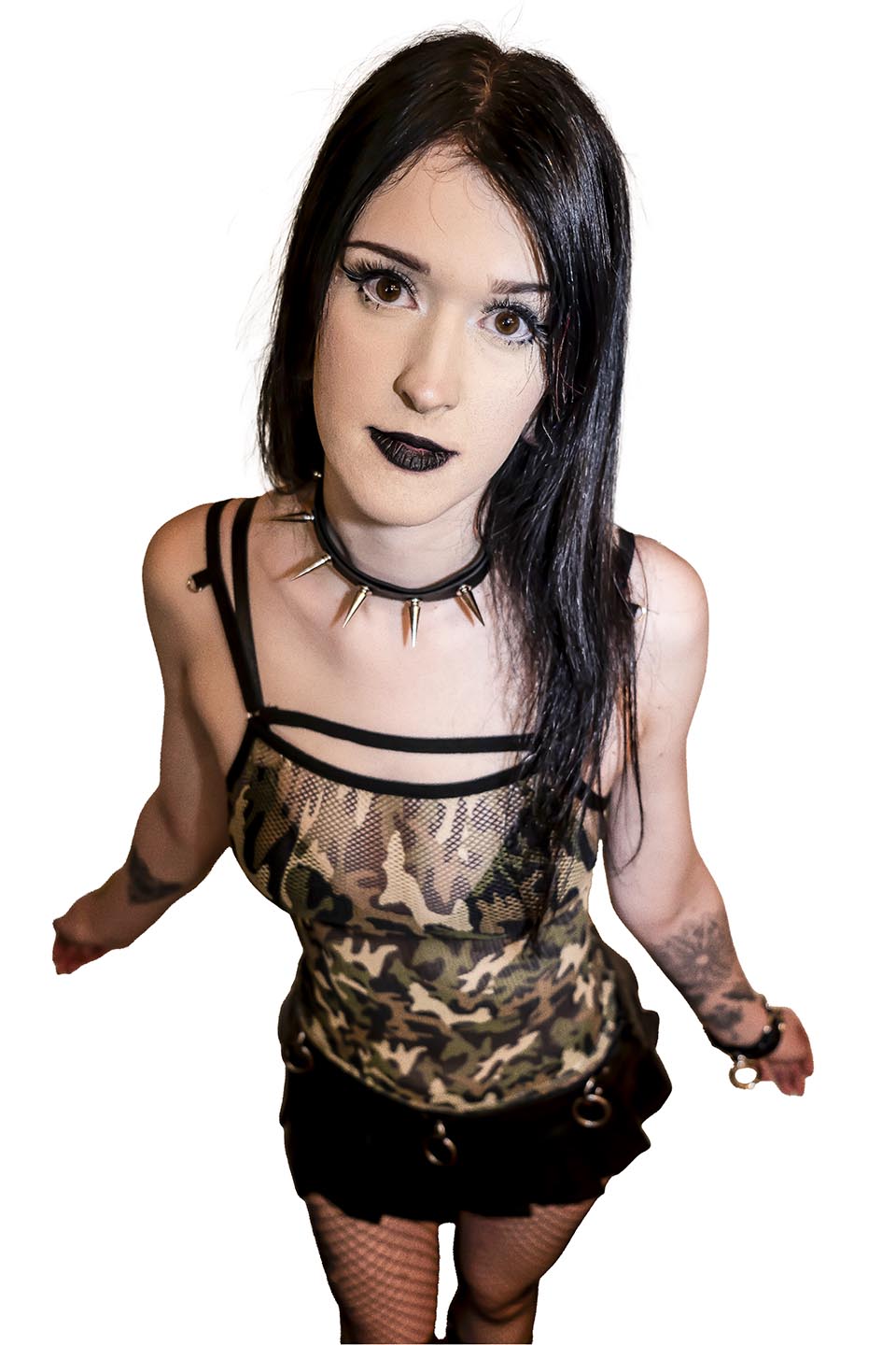 Camo Transformer Fishnet Top - Image 3