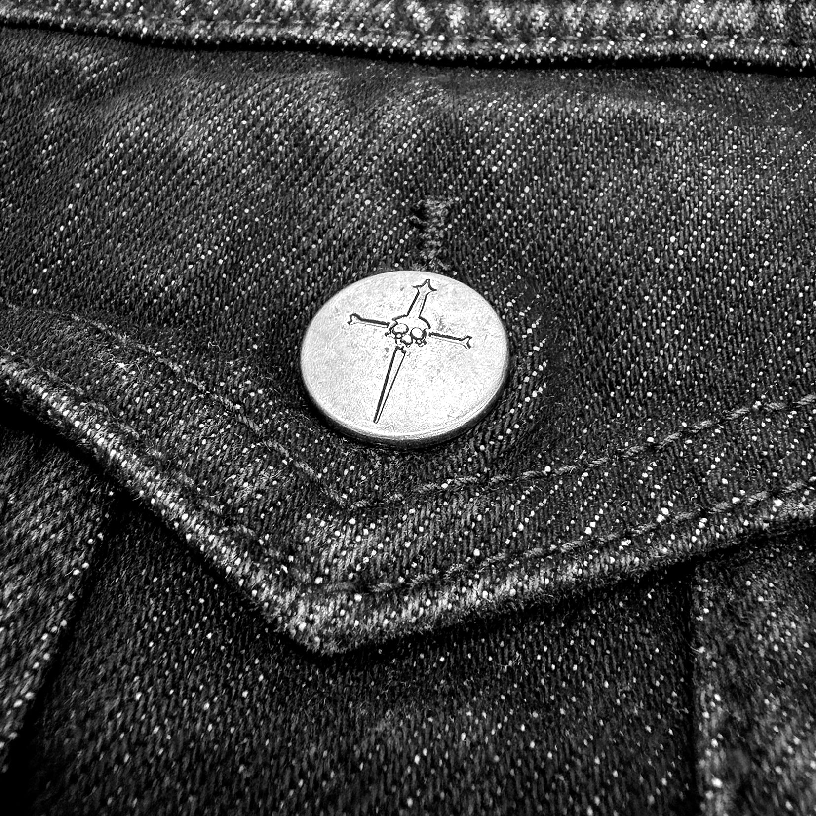 Lip Service X Riddick Vintage Wash HESHER Trucker Jacket - Image 10