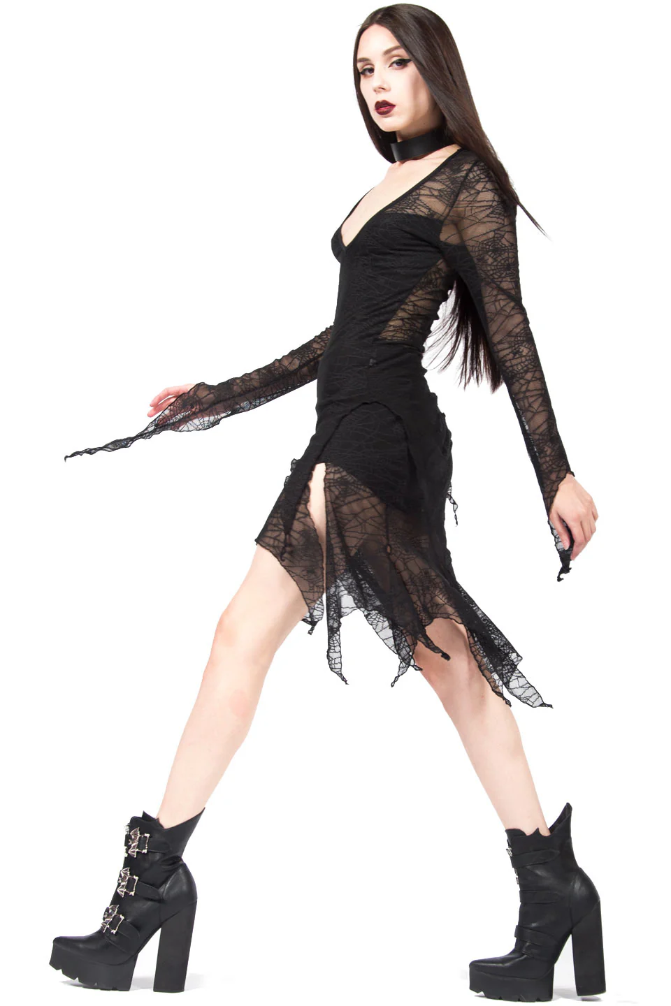 Vintage Web of Lies Mesh Top - Image 2